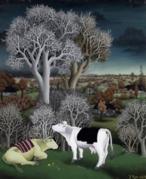 Kühe in einer Landschaft Kühe in einer Landschaft