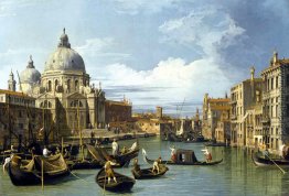 Der Canal Grande und die Kirche des Salute