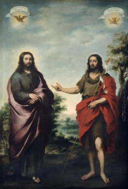 Johannes der Täufer dem Finger zeigen, Christus