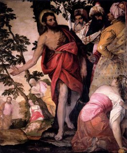 Johannes der Täufer predigt