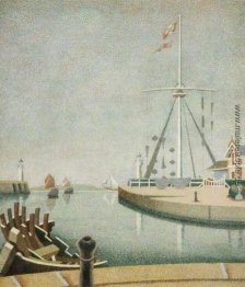 Honfleur, Frankreich, Eingang zum Hafen Honfleur, Frankreich, Eingang zum Hafen