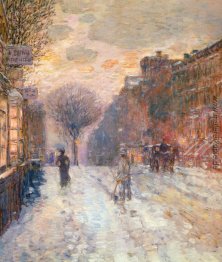 Frühen Abend, nach Schneefall Frühen Abend, nach Schneefall