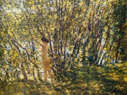 Nude in Sunlilt Holz