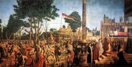 Das Martyrium der Pilger und der Funeral von St Ursula, von der