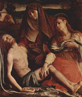 Der tote Christus mit der Jungfrau Maria und St. Maria Magdalena