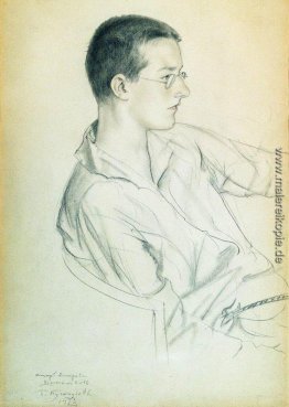 Portrait des Komponisten Dmitri Schostakowitsch (in der Jugend)