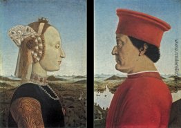 Portraits Federico da Montefeltro und Battista Sforza