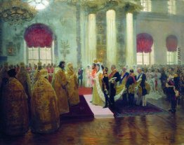 Hochzeit Nikolaus II und der Grand Princess Alexandra Fjodorowna