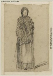 Frau, stehend Frau, stehend