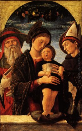 Die Jungfrau und Kind mit Heiligen Hieronymus und Ludwig von Tou