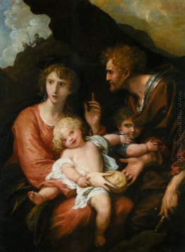 Epponia geben Brot zu ihrem Mann Sabinus im Verborgenen