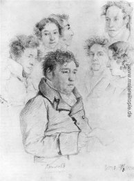 Ivan Krylov unter Künstlern Ivan Krylov unter Künstlern