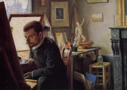 Felix Jasinski in seiner Druckgraphik Studio