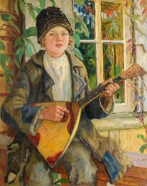 Junge mit Balalaika Junge mit Balalaika
