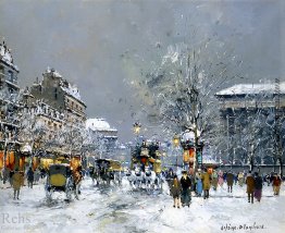 Place de la Madeleine, Hiver