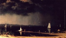 Gewitter auf Narragansett Bay