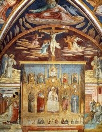 Madonna und Kind umgeben von Heiligen Madonna und Kind umgeben von Heiligen