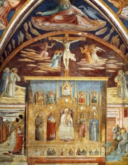 Madonna und Kind umgeben von Heiligen