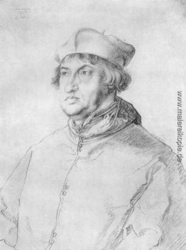 Porträt von Kardinal Albrecht von Brandenburg