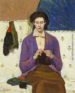 Die Socke Strickerin