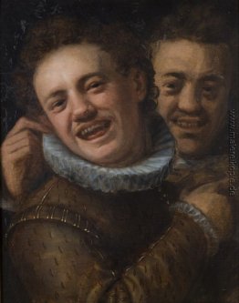 Zwei lachende Männer (Doppelselbstporträt)