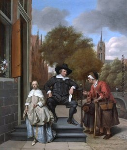 Bürger von Delft und seine Tochter