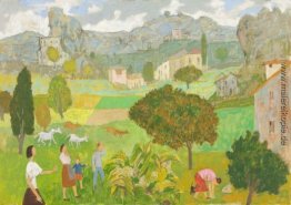 Paysage Vert Anime