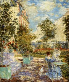 In einem Französisch Garten In einem Französisch Garten