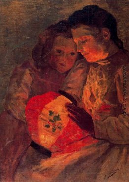 Kinder mit der Lampe