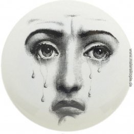Theme & Variations Dekorative Platte # 77 (weinendes Gesicht)