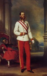 Franz Joseph I., Kaiser von Österreich das Tragen der Uniform ei Franz Joseph I., Kaiser von Österreich das Tragen der Uniform ei