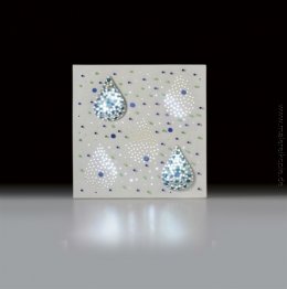 Lumínica con dos gotas (Composición con gotas de Agua)