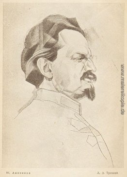 Porträt von Trotzki