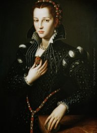 Porträt von Lucrezia de 'Medici Porträt von Lucrezia de 'Medici