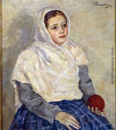 Margot Tragen eines Kopftuchs