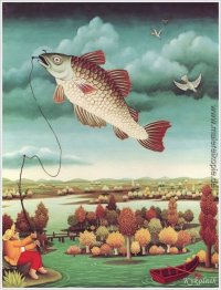 Fisch in der Luft Fisch in der Luft