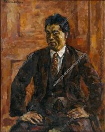 Portrait der japanischen Künstlerin Yabe-shan Portrait der japanischen Künstlerin Yabe-shan