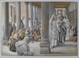 Jesus geht in der Halle Salomos (Jesus se promène dans le portiq