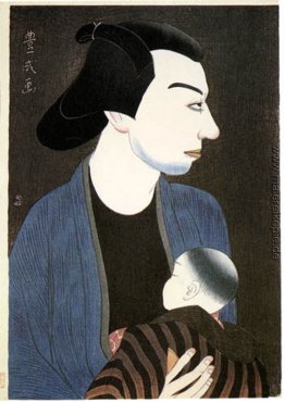 Ichikawa Uzaemon XV als Gärtner Kichigoro