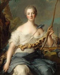 Jeanne-Antoinette Poisson, Marquise de Pompadour als Diana Jeanne-Antoinette Poisson, Marquise de Pompadour als Diana