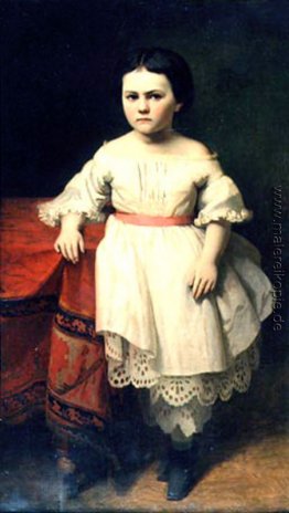 Das Porträt von Nikolai Petrowitsch Semjonovs Tochter