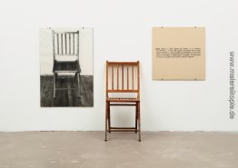 One and Three Chairs