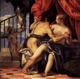 Venus und Mars mit Amor und ein Pferd