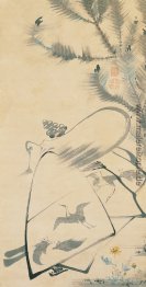 Fukurojin (Fukurokuju), der Gott der Langlebigkeit und Weisheit Fukurojin (Fukurokuju), der Gott der Langlebigkeit und Weisheit