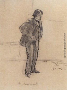 Portrait von F. A. Malyavin Portrait von F. A. Malyavin