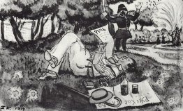 Vasiliy Luzhsky im Urlaub in Londoner Hyde Park Vasiliy Luzhsky im Urlaub in Londoner Hyde Park