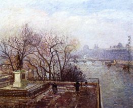 Der Louvre, Morgen, Nebel Der Louvre, Morgen, Nebel