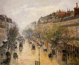 Boulevard Montmartre Frühling Regen Boulevard Montmartre Frühling Regen