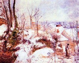 Eine Hütte im Schnee Eine Hütte im Schnee