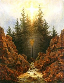 Überqueren Sie im Wald Überqueren Sie im Wald